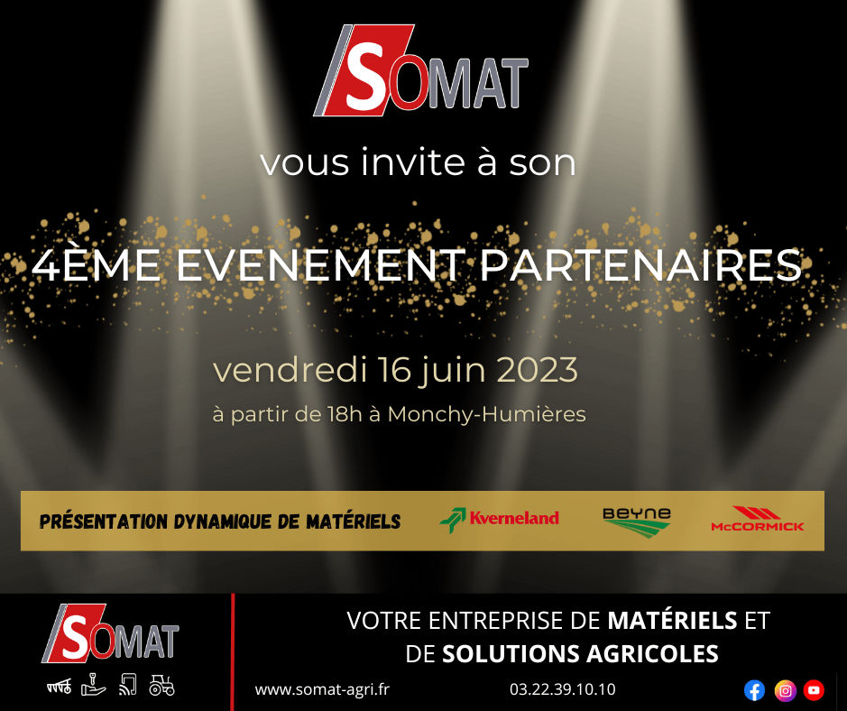 EVENEMENT - 4ème soirée partenaires Somat !