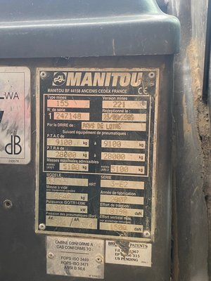 Unknown range 252 Manitou MLT 735-120 LS